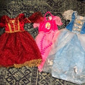 Disney Princess Dress Up Bundle Size 4T, 4-6, 5/6